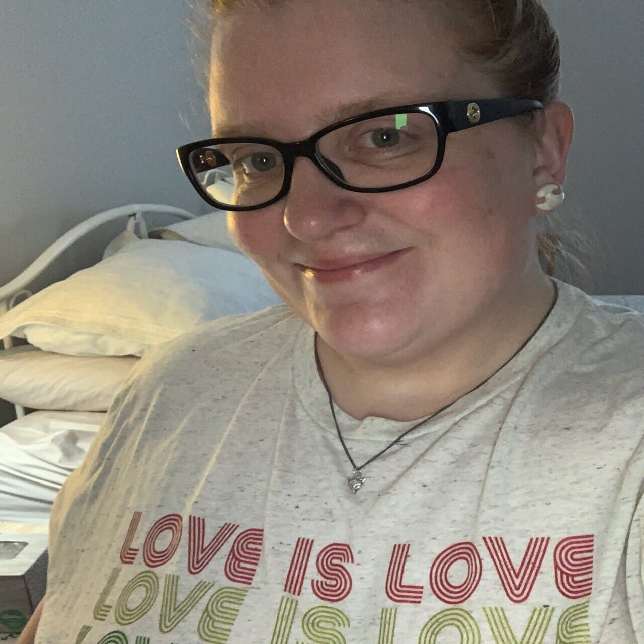 Customer photo review of Love is Love Super Soft Triblend T-Shirt