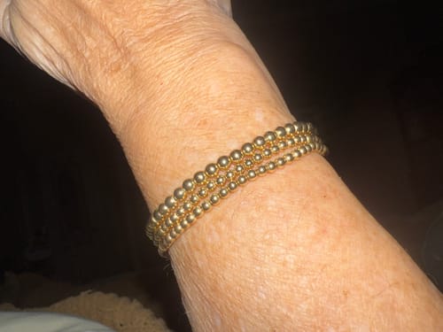Customer photo review of juno bracelet (3mm)