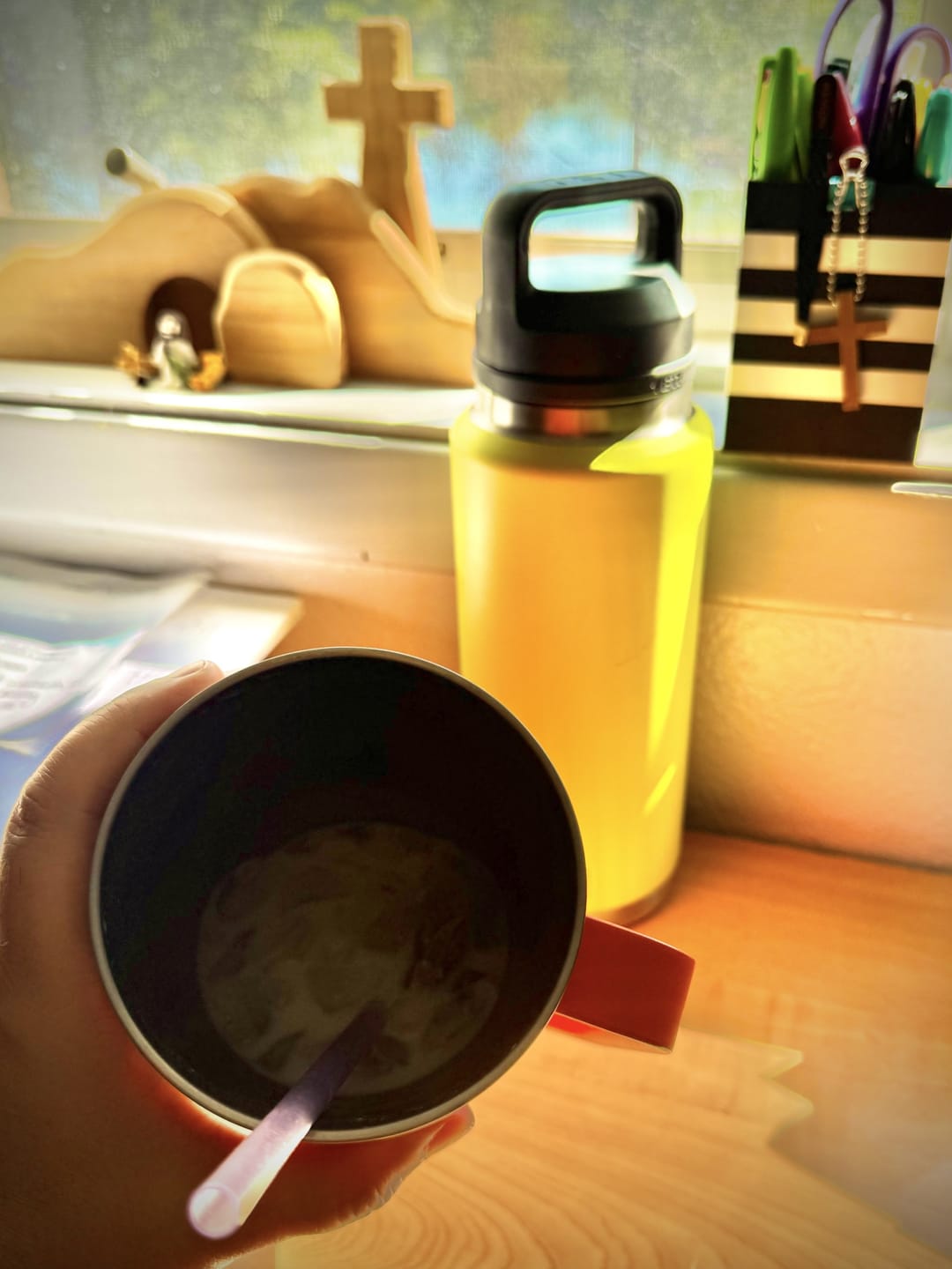 Customer photo review of Premium Matcha Latte Powder