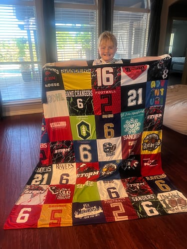 undefined review of Premium T Shirt Quilt image 1 out of 1