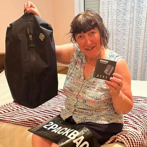 Customer photo review of 2PakkeTaske™ - Pak Mere, Stress Mindre