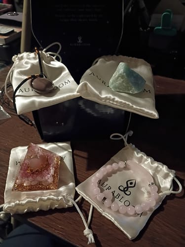 Customer photo review of AuraBloom Subscription Box