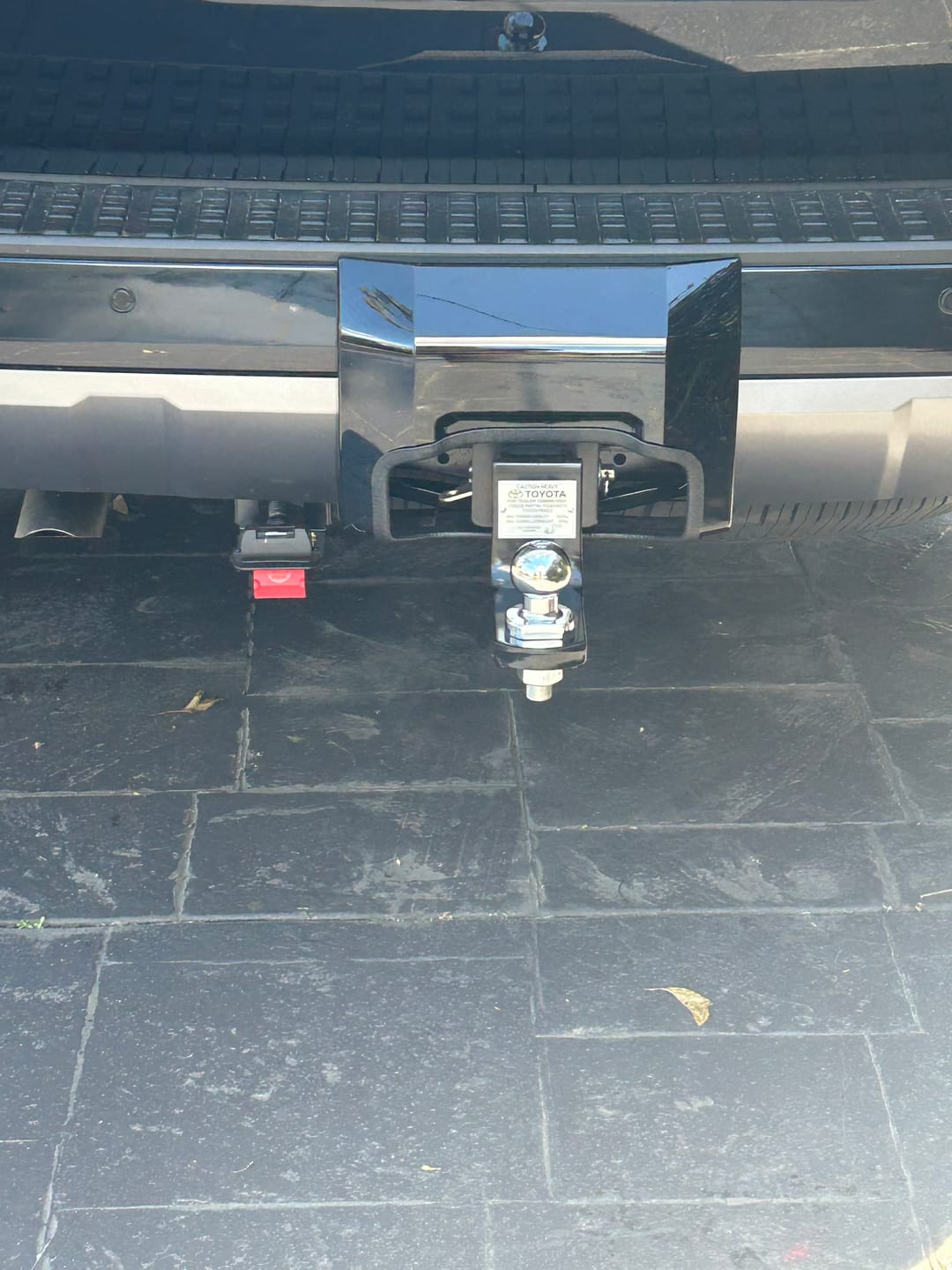 Customer photo review of Tow Bar Cover Cut Out Service for Prado LC250 Series