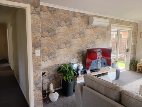 Customer photo review of Elgon Wallpaper - Ochre - Discontinuing