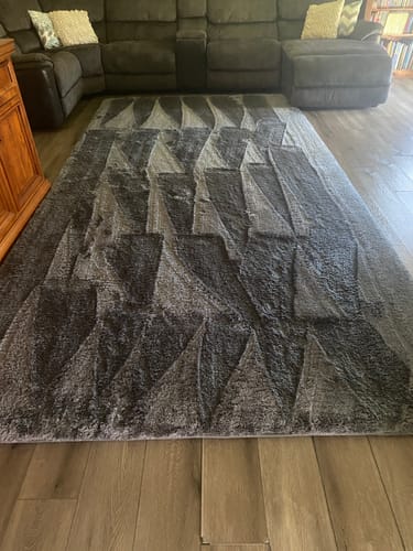 Customer photo review of Deluxe Shaggy Relax Mat - 35mm Memory Foam