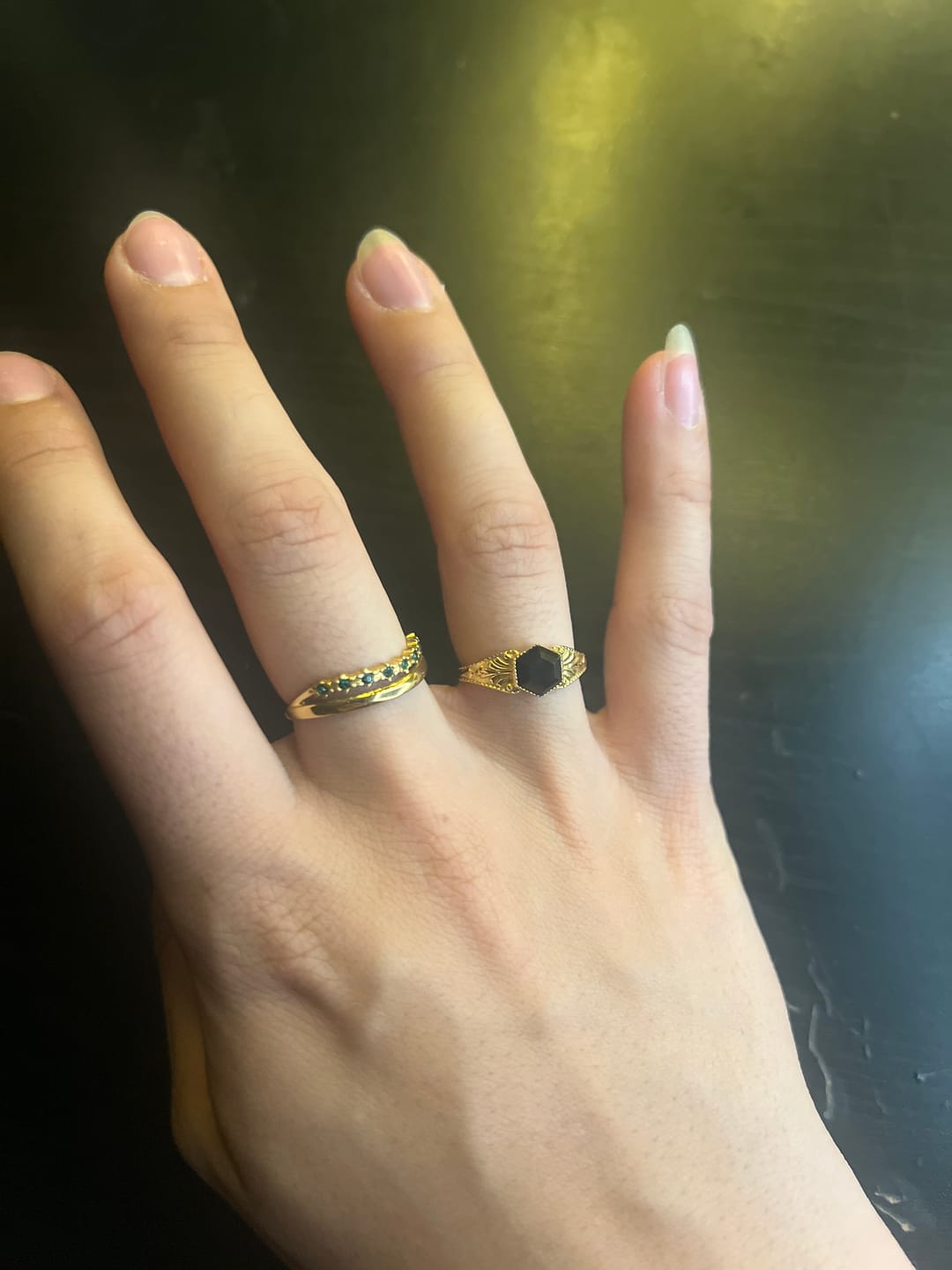 Customer photo review of Phoenix Black Onyx Ring