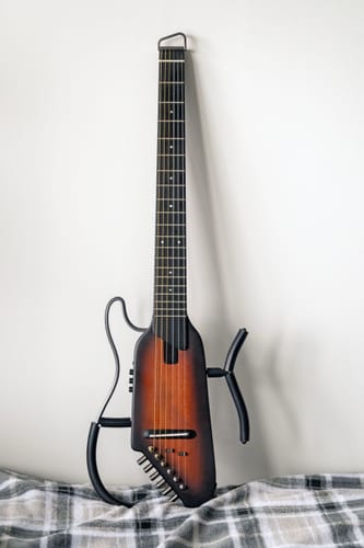 Customer photo review of 【OPEN BOX】Donner HUSH™ I Acoustic-Electric Travel Guitar