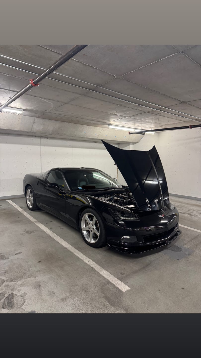 Customer photo review of Corvette C6 Base Extended Front Splitter Lip | ZR1 Conversion Package
