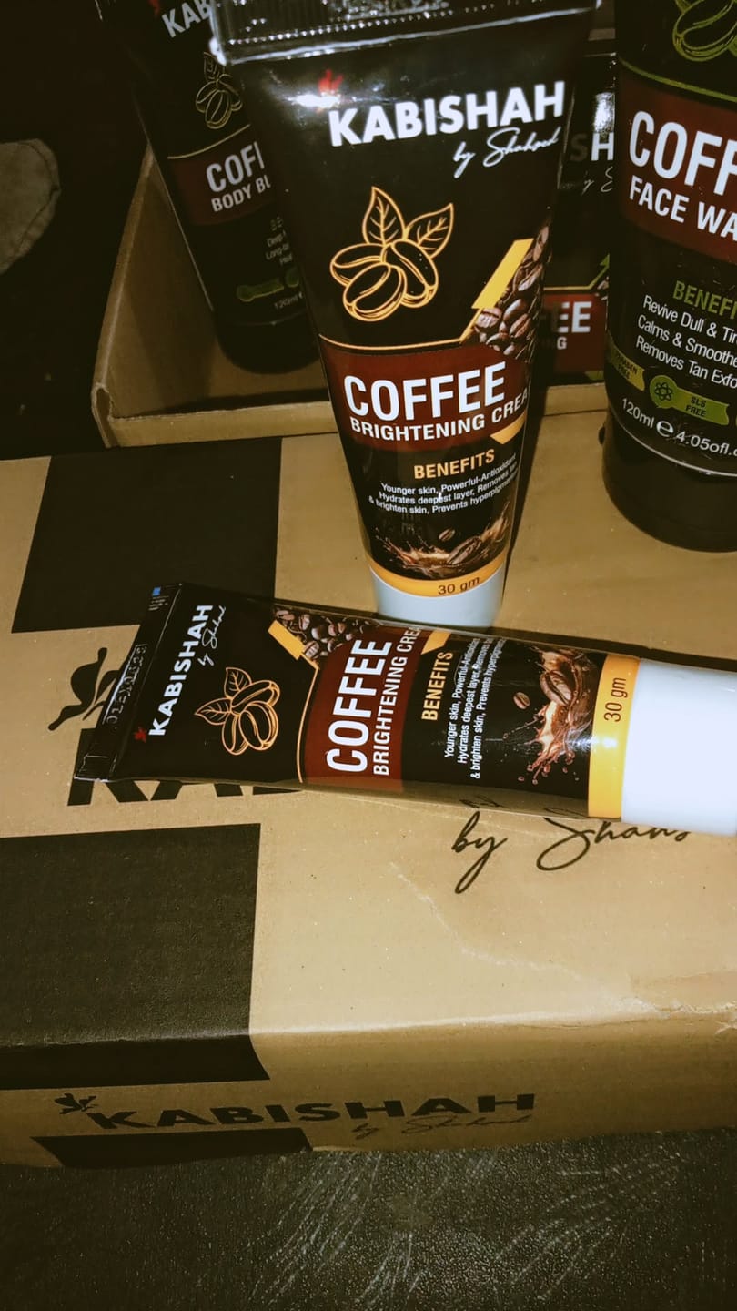 Customer photo review of Coffee Brightening Cream