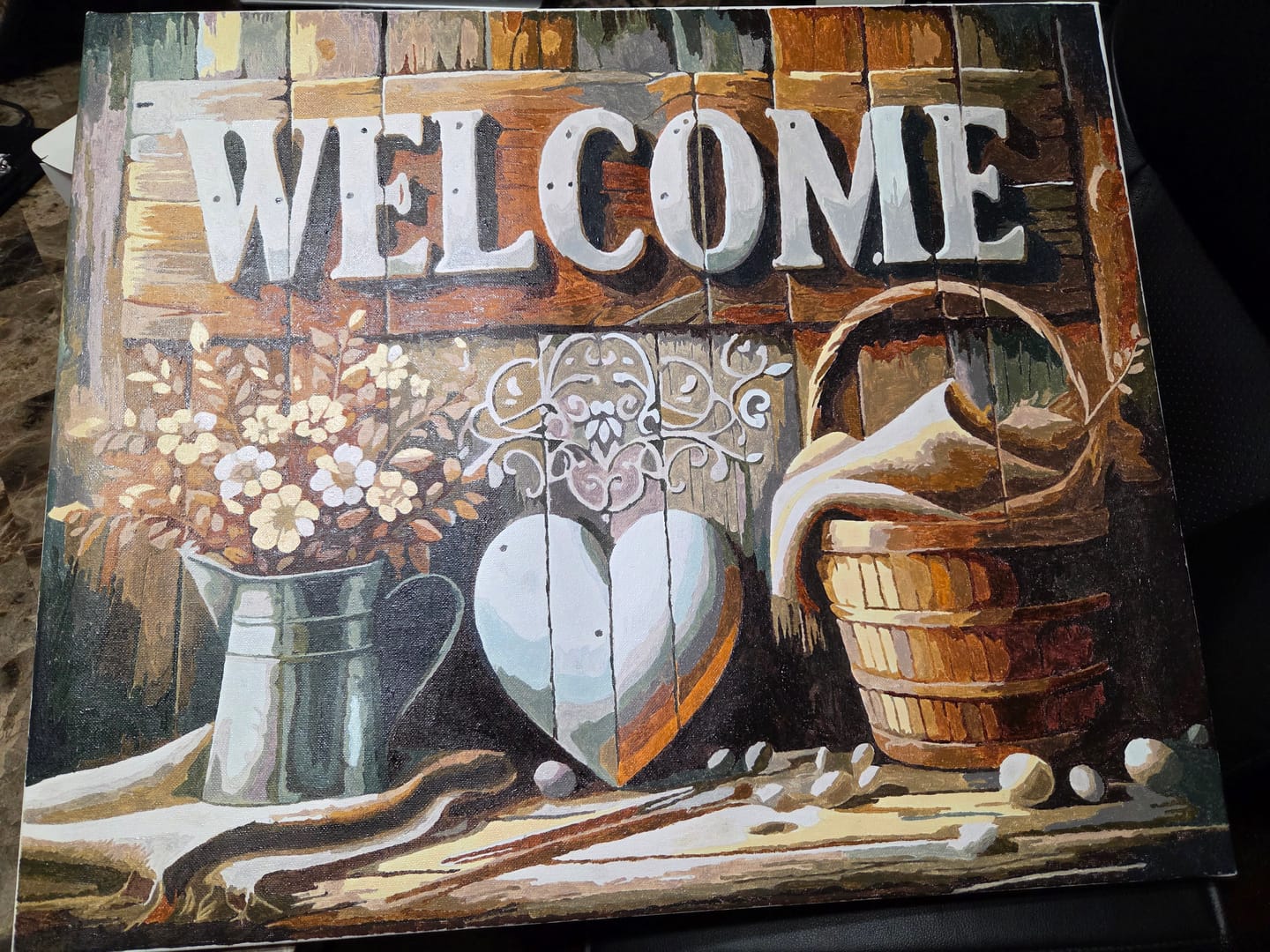 Customer photo review of Paint by Numbers - Welcome