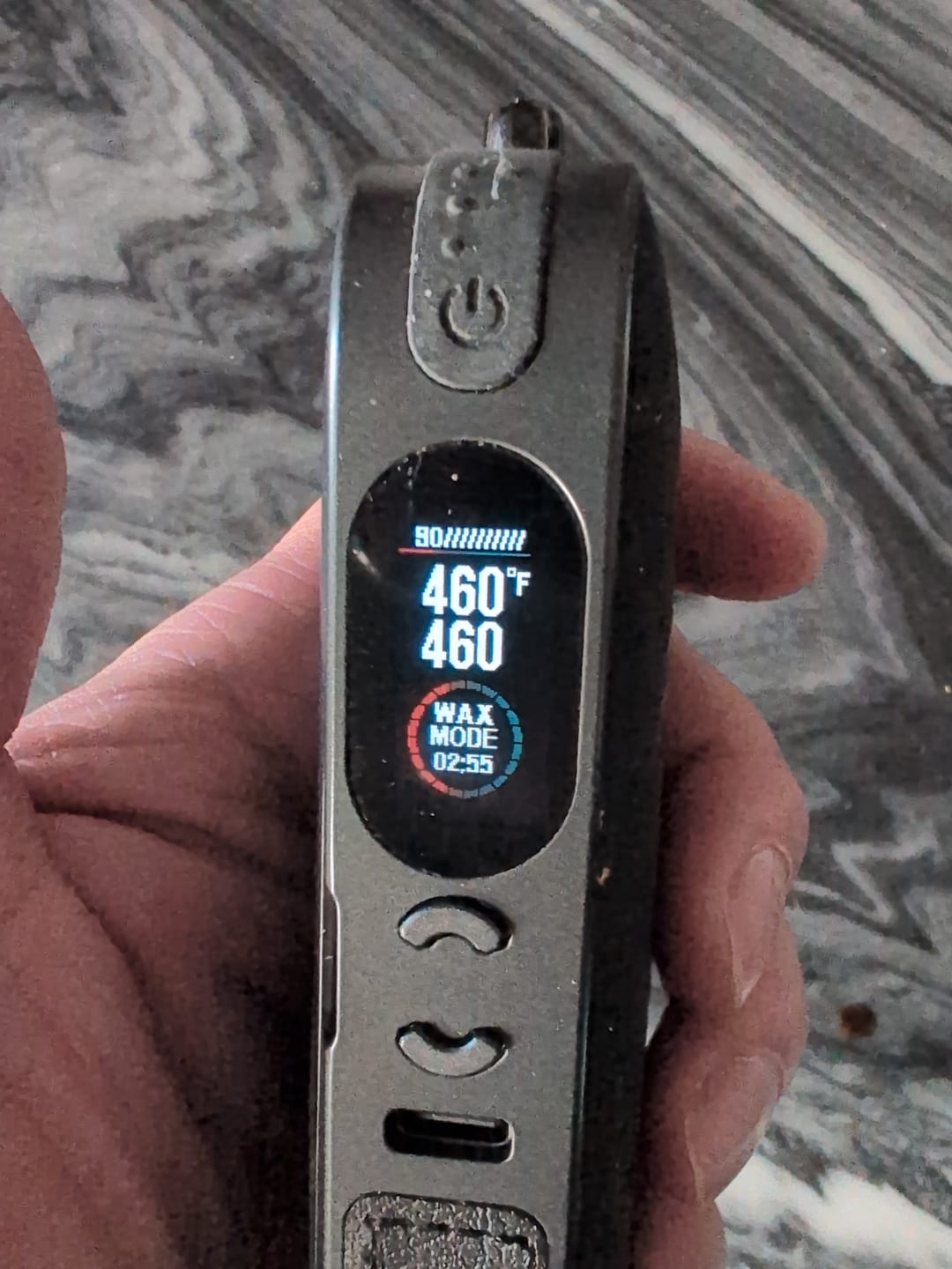 Customer photo review of LEGACY PRO 2 | Herb & Wax Dual Use Vaporizer - Hybrid Heating, Replaceable Battery, Compact Design