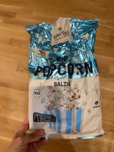 Customer photo review of Bio Popcorn Salzig