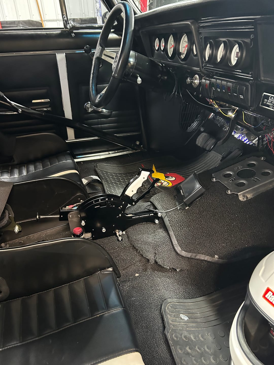 Customer photo review of Operator Billet Grip Insert Set Black Anodized 16-143-04