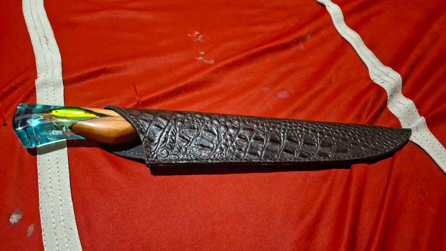 Customer photo review of Faca Artesanal Pescador Premium