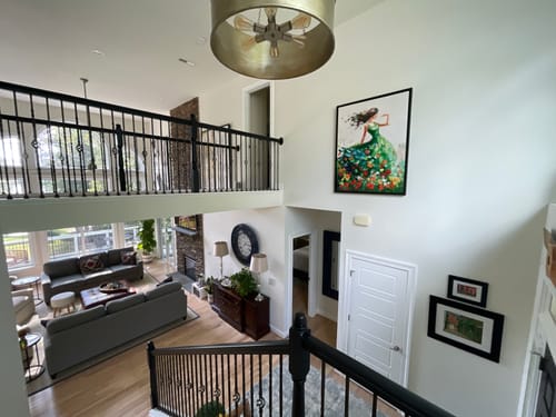 Customer photo review of Modern Abstract Painting #ABAV572