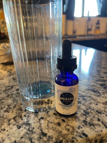 Customer photo review of Meraki Blu USP Grade Methylene Blue 150mg