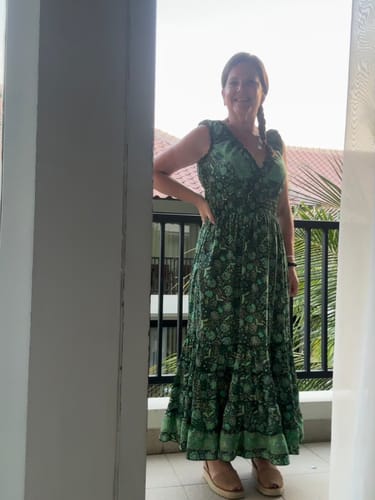 Customer photo review of Dulcie Dress ~ Emerald