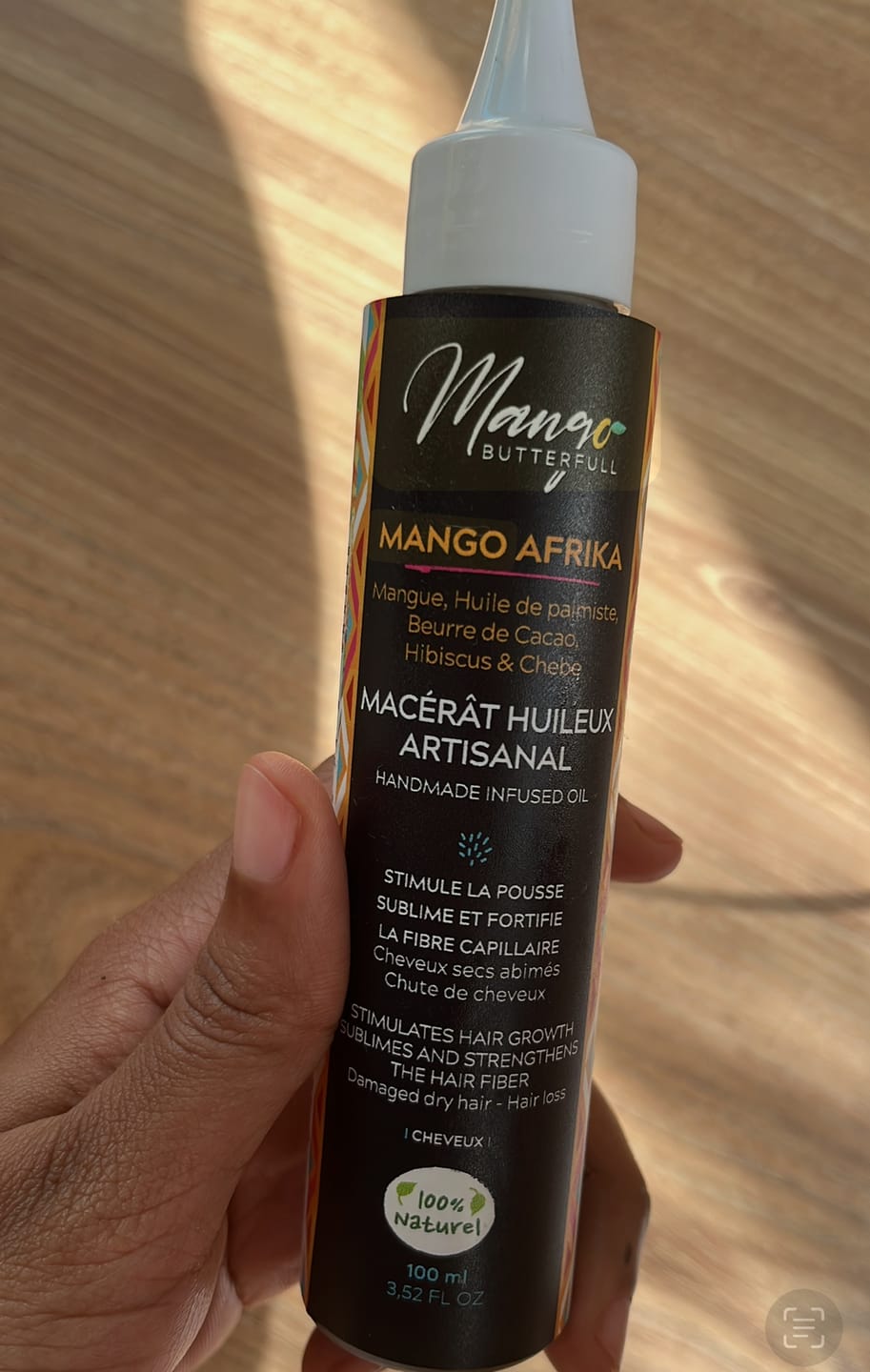 Customer photo review of Macérât huileux artisanal - MANGO AFRIKA