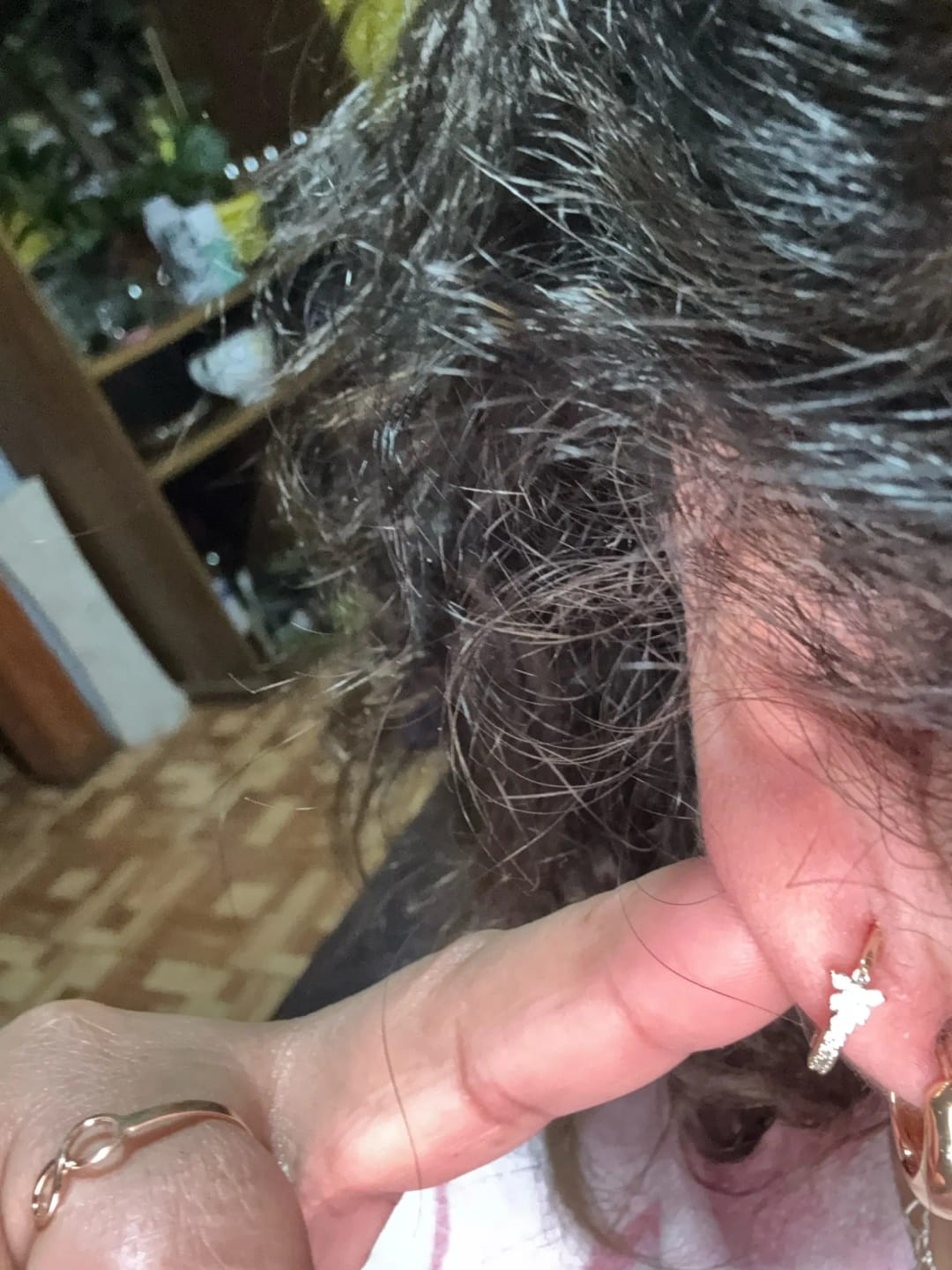 Customer photo review of Clara Star Hoop Piercing