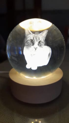 Customer photo review of Esfera de Cristal