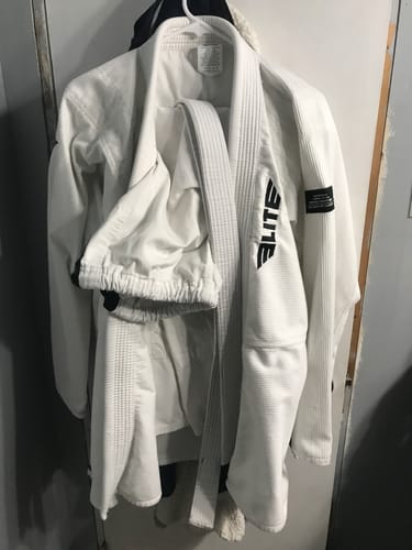 Customer photo review of Core White Brazilian Jiu Jitsu Mens BJJ Gi
