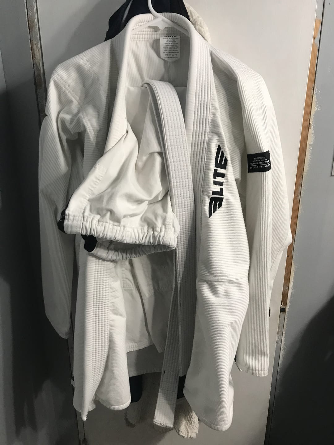 Customer photo review of Core White Brazilian Jiu Jitsu Mens BJJ Gi