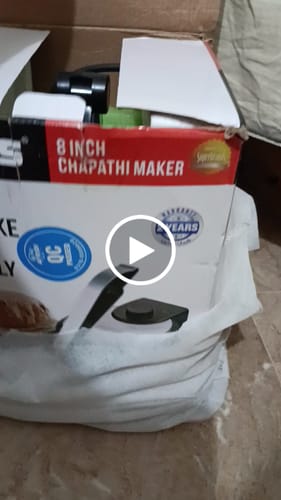Customer video review of Geepas 8 Inch Chapathi Maker || Original Product + 2-Year Local Warranty