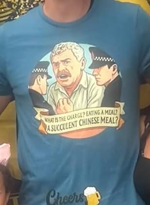 Customer photo review of A Succulent Chinese Meal Unisex T-Shirt