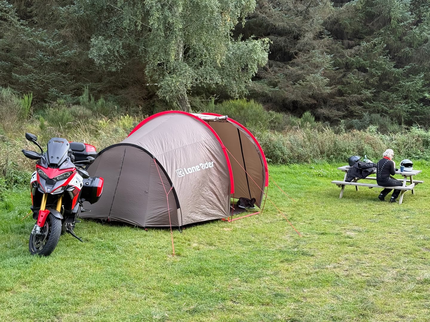 Customer photo review of MotoTent
