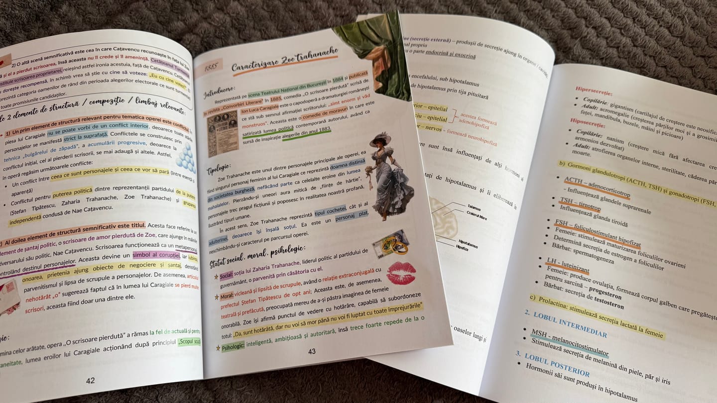 Customer photo review of Pachet Bacalaureat (Română + Anatomie clasele XI-XII) Bacademia