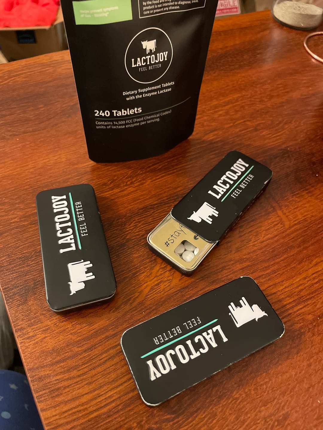 Customer photo review of LactoJoy Lactase Pills - 14.500 FCC - 240 pcs refill bag