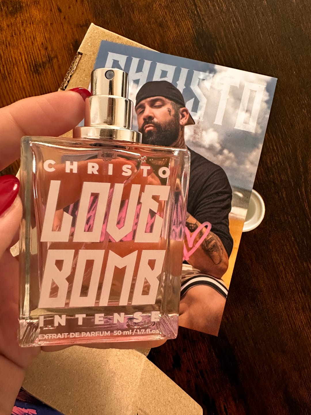 Customer photo review of LOVE BOMB -  Unisex Parfum