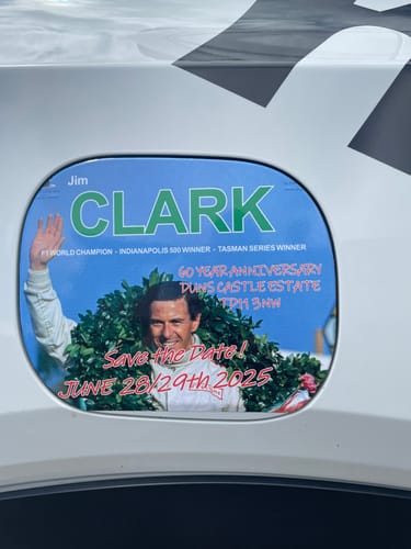 Customer photo review of Personalised Metal Number Plate Keyring