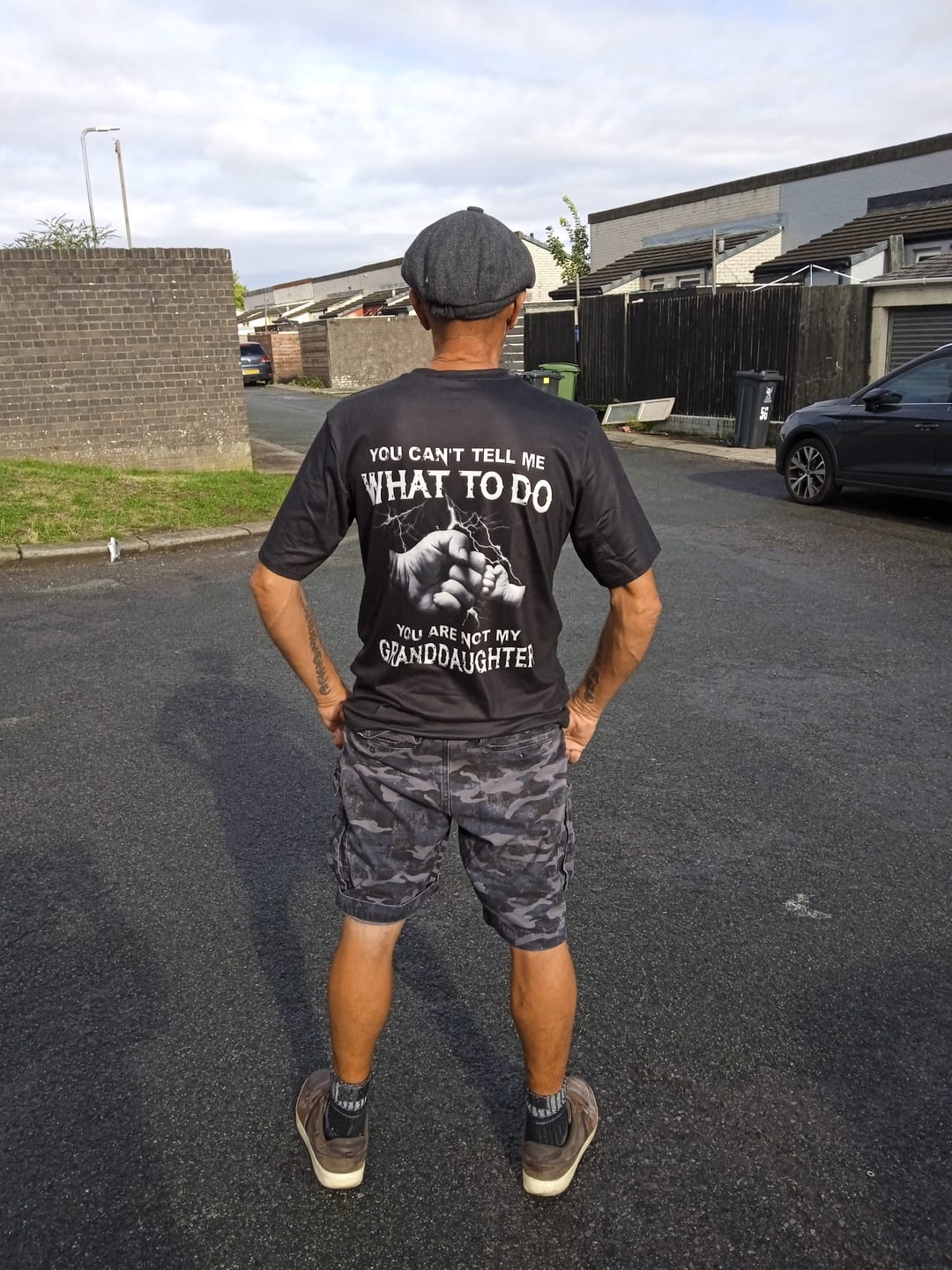 Customer photo review of My Granddaughter Premium Fit Mens Tee