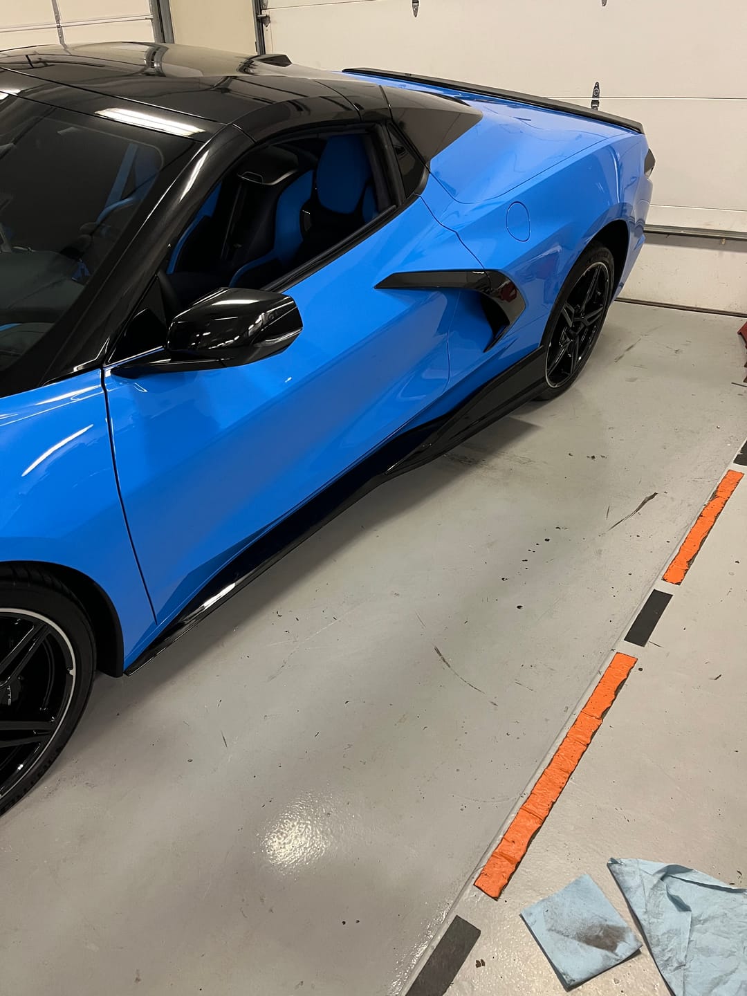 Customer photo review of Corvette C8 Z06 / E-Ray XL Extended Splash Guard