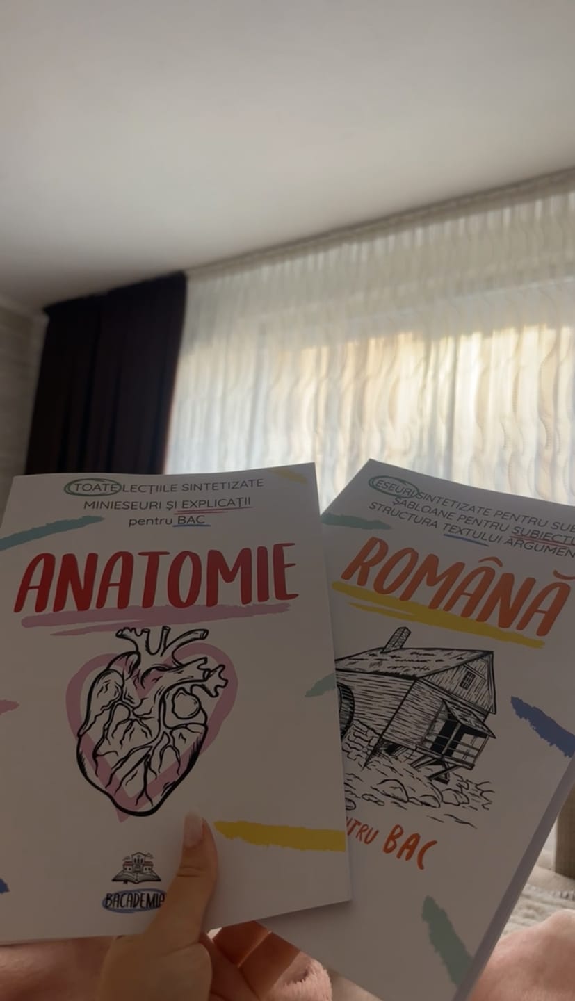 Customer photo review of Pachet Bacalaureat (Română + Anatomie clasele XI-XII) Bacademia