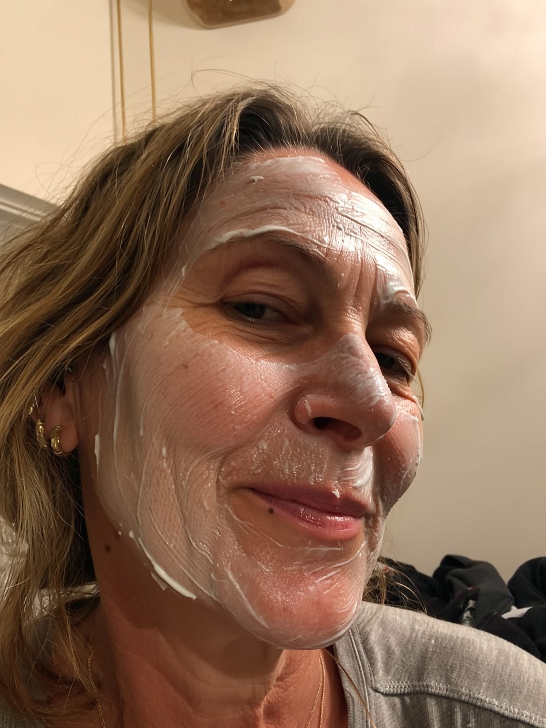 Customer photo review of Collagen Fit™ - Máscara Rejuvenescedora de Colagénio