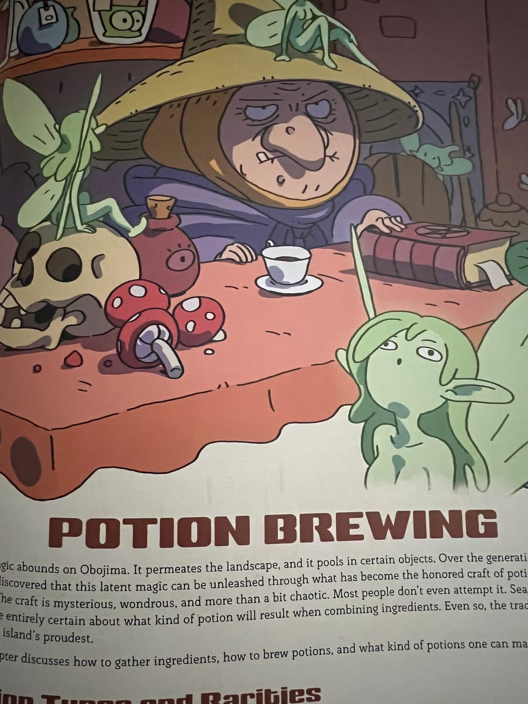 Customer photo review of Obojima: Tales from the Tall Grass – Hardcover 5E Campaign Book