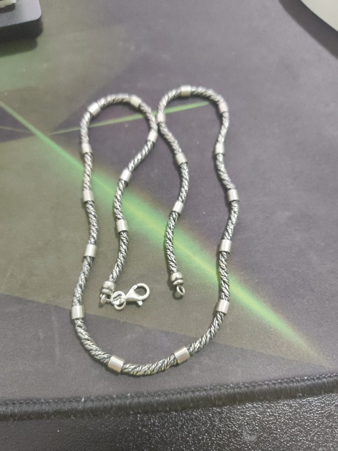Customer photo review of שרשרת כסף איטלקי - Rimini Style Chain
