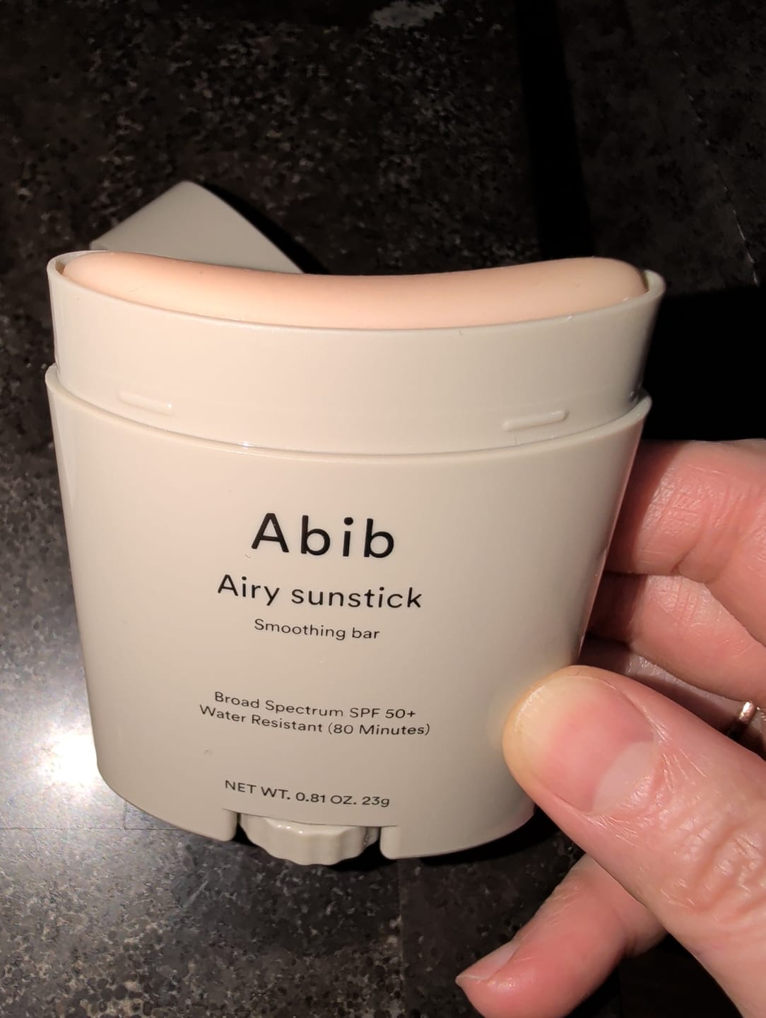 Customer photo review of Airy Sunstick Smoothing Bar