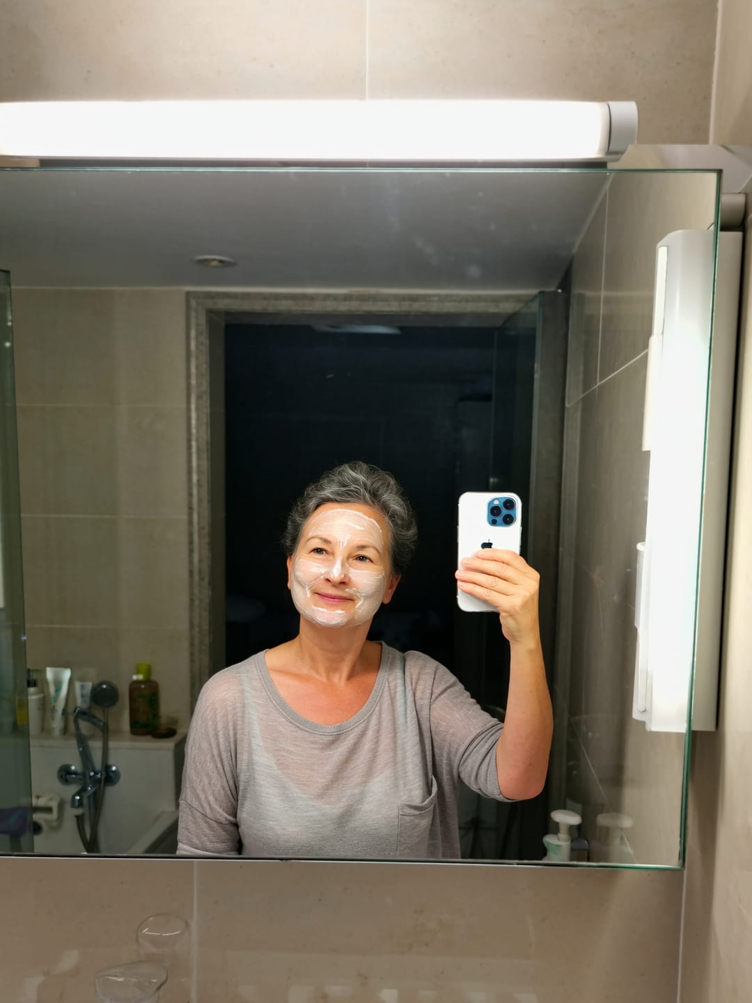 Customer photo review of Collagen Fit™ - Máscara Rejuvenescedora de Colagénio