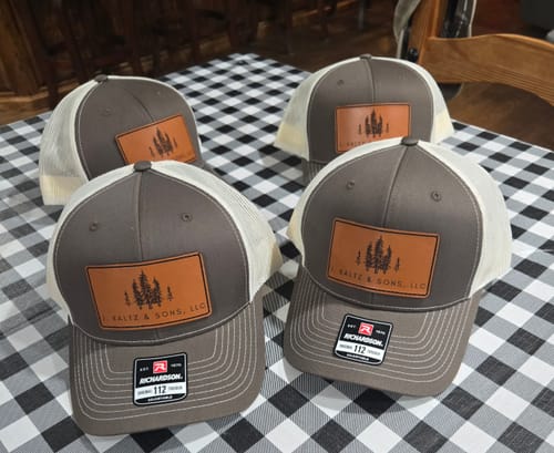 Customer photo review of Custom Leather Patches only