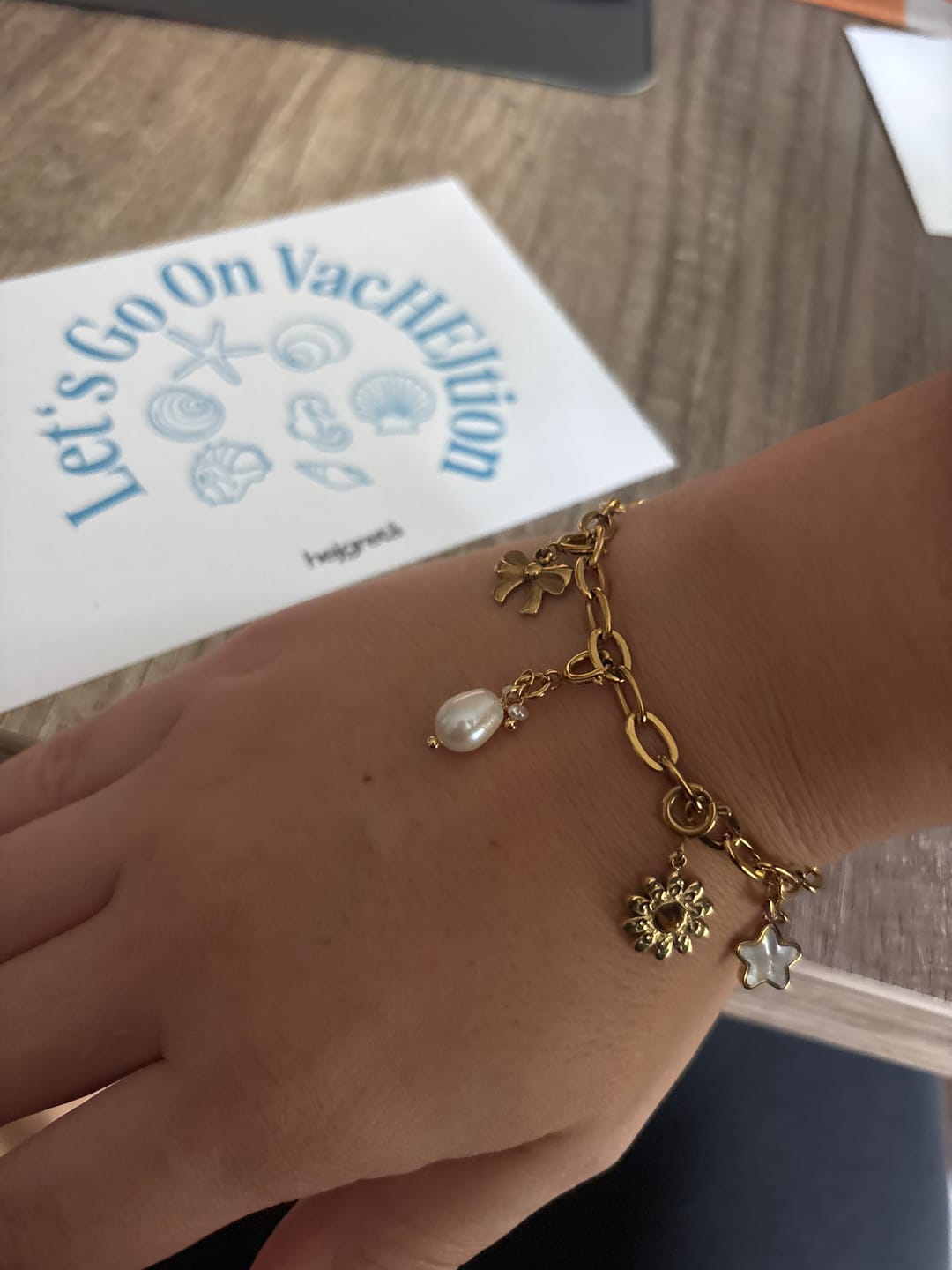 Customer photo review of Community Charms Bracelet September