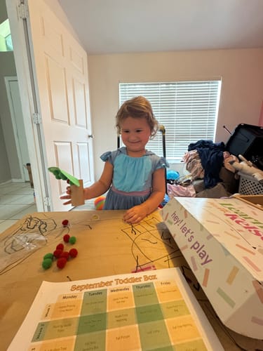 Customer photo review of The Toddler Box- Monthly