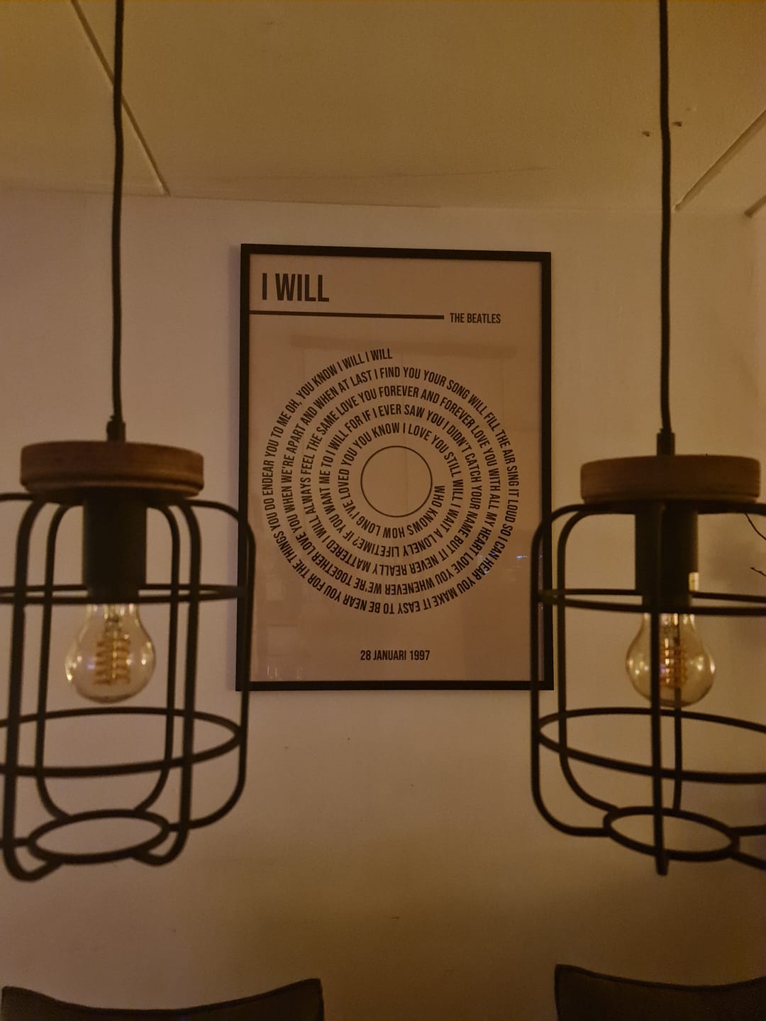 Customer photo review of Gepersonaliseerde Songtekst