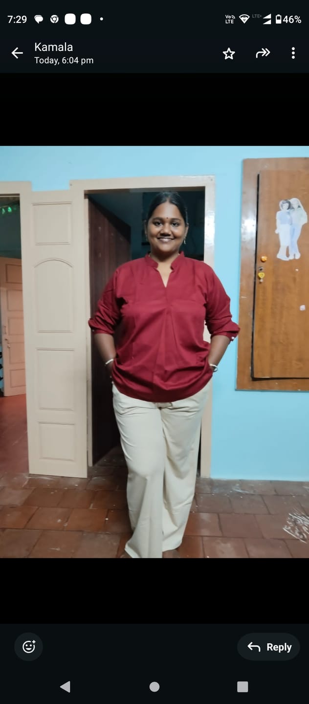 Customer photo review of Women Beige Wide Leg Pants