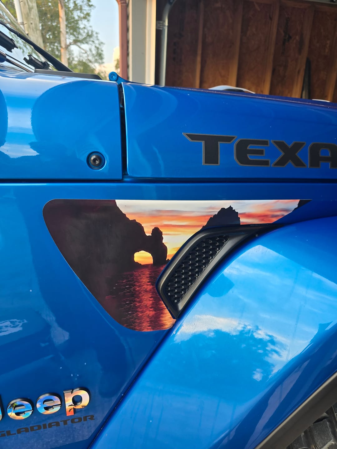 Customer photo review of Design Your Own Fender Vent Decal Set | fits Wrangler JL & Gladiator JT