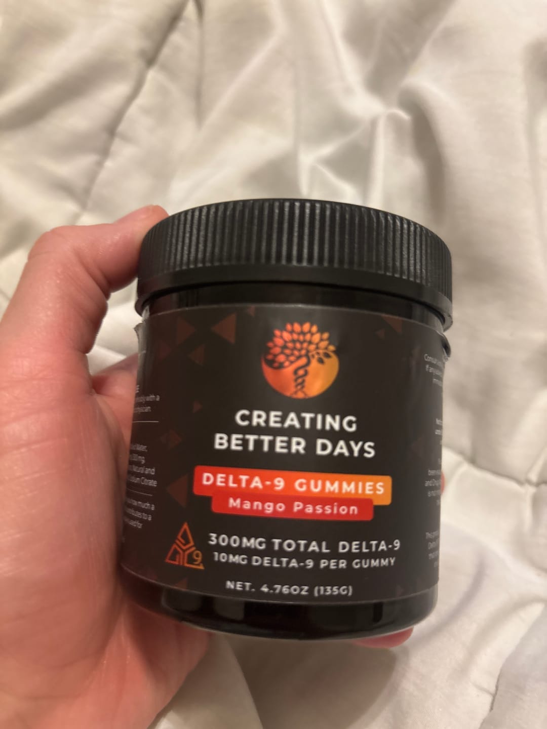 Customer photo review of Mango Passion Delta 9 Gummies 300 MG