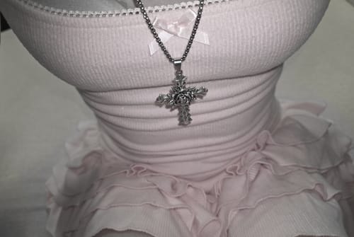 Customer photo review of Serafina Ruffles Mini Dress + Bloomer Shorts Set (Pink)