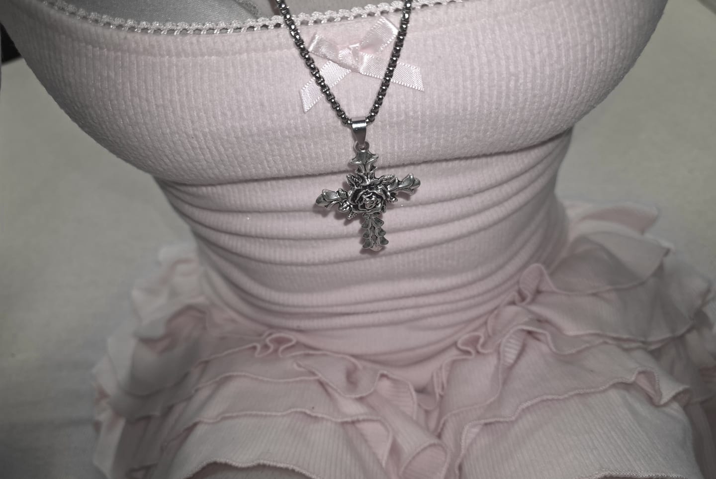 Customer photo review of Serafina Ruffles Mini Dress + Bloomer Shorts Set (Pink)